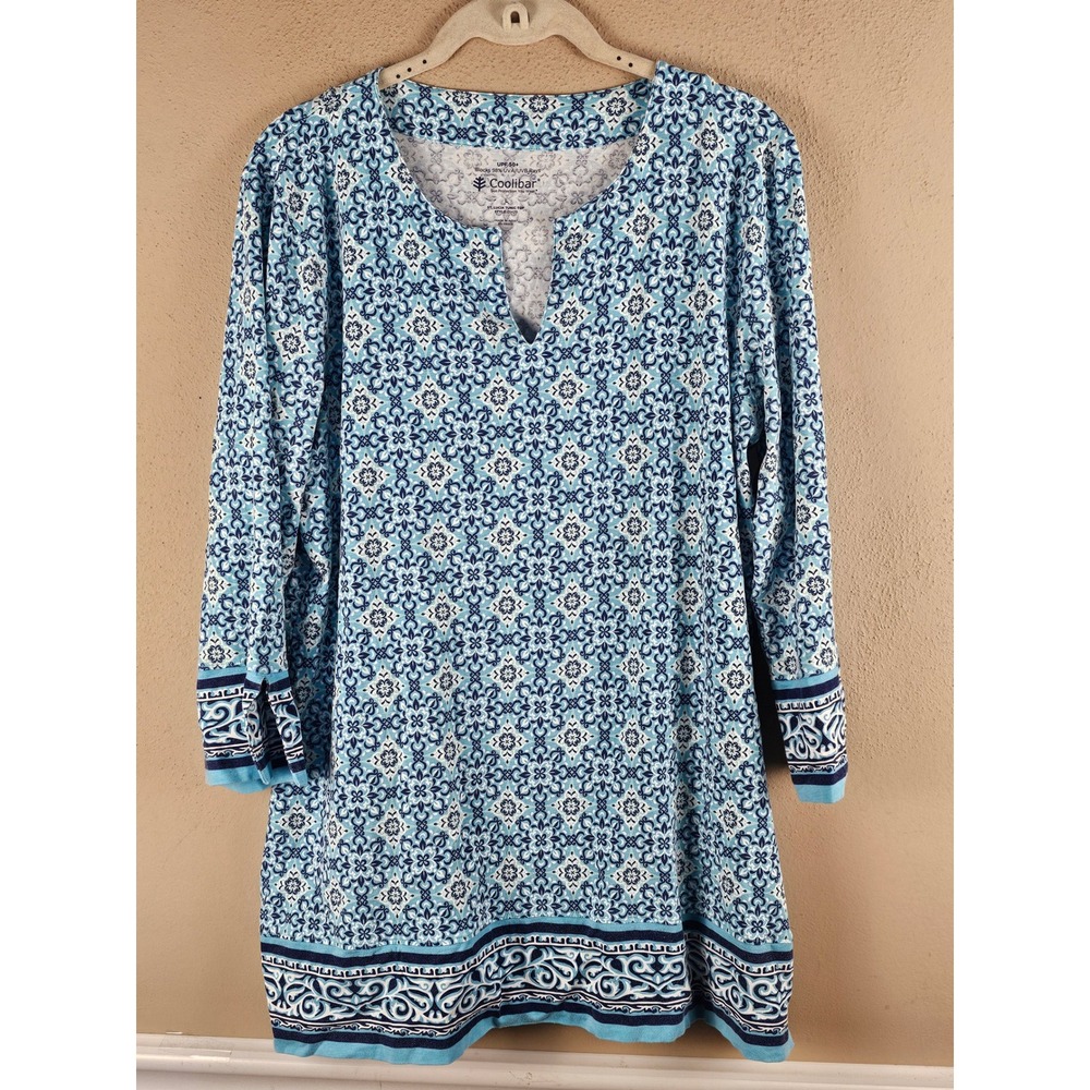 Coolibar Womens UPF 50+ St Lucia Tunic Top Large